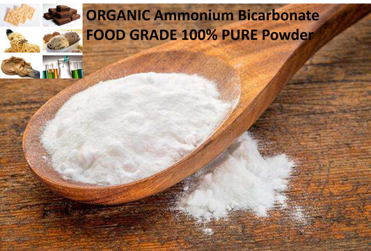 100GRAM ORGANIC Ammonium Bicarbonate Ammonia FOOD GRADE 100% PURE Powder Cookie Bakery