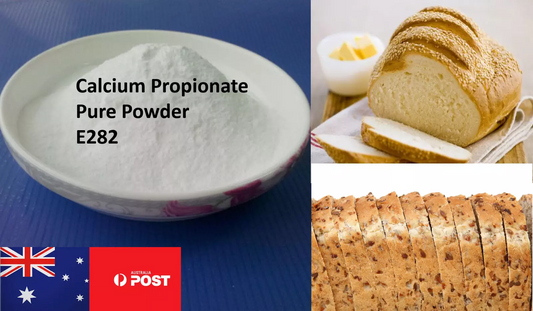Calcium Propionate Pure Powder E282 Vegan Bakery Gluten Free Food Presertive  AU 25 gram to 5 KG