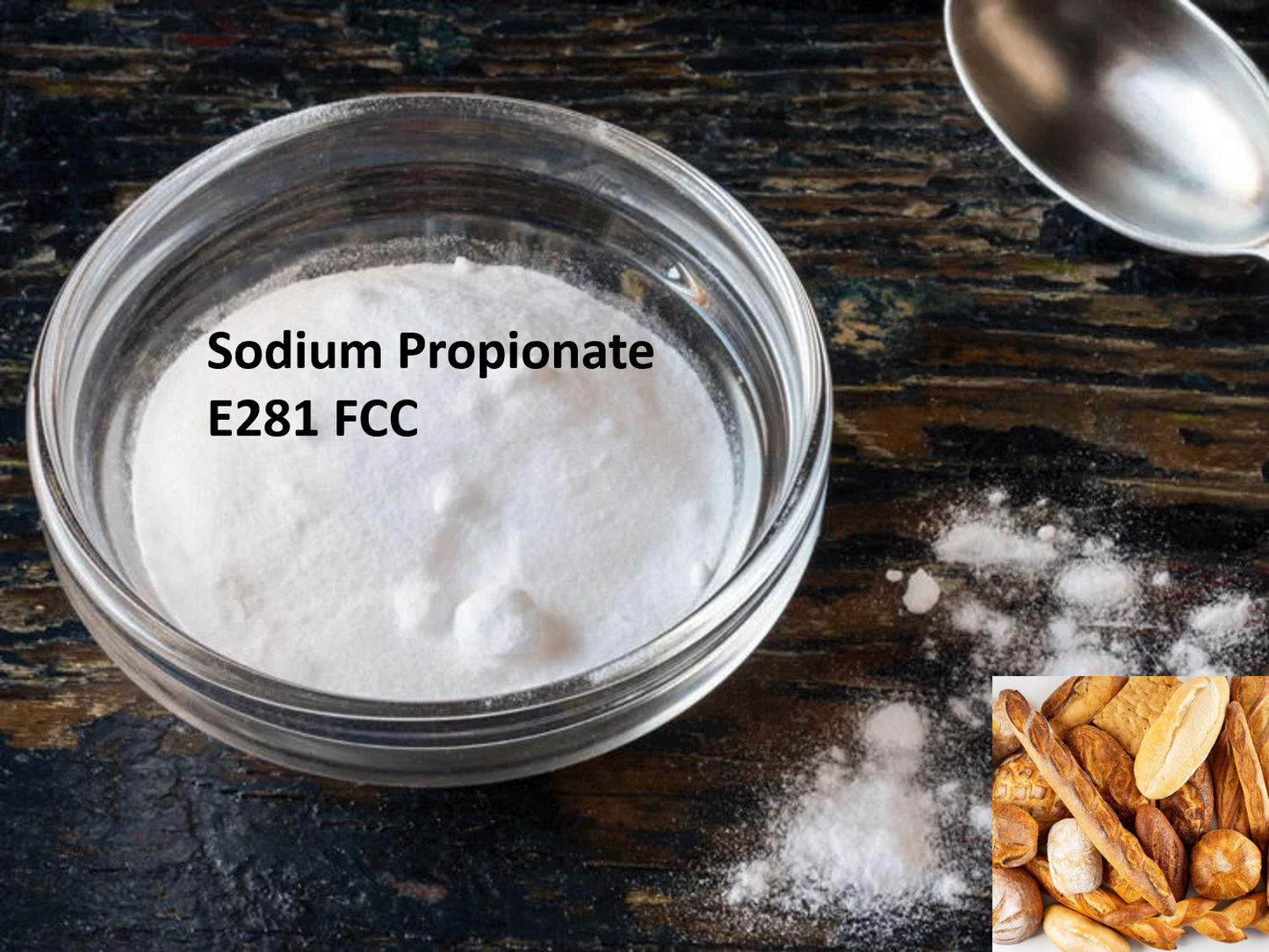 Sodium Propionate Food Grade Additive E281 Preservative Preserver Vegan FCC Bakery Additive Bread Cake25 gram - 5 KG Australia Stock