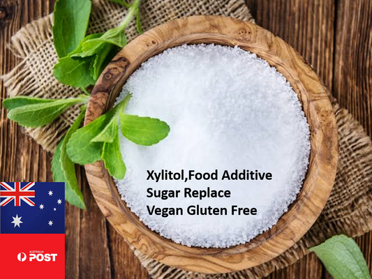 Xylitol Crystal Powder Natural Sweetener Sugar Substitute | Non GMO Gluten Free 25gram to 4.5KG